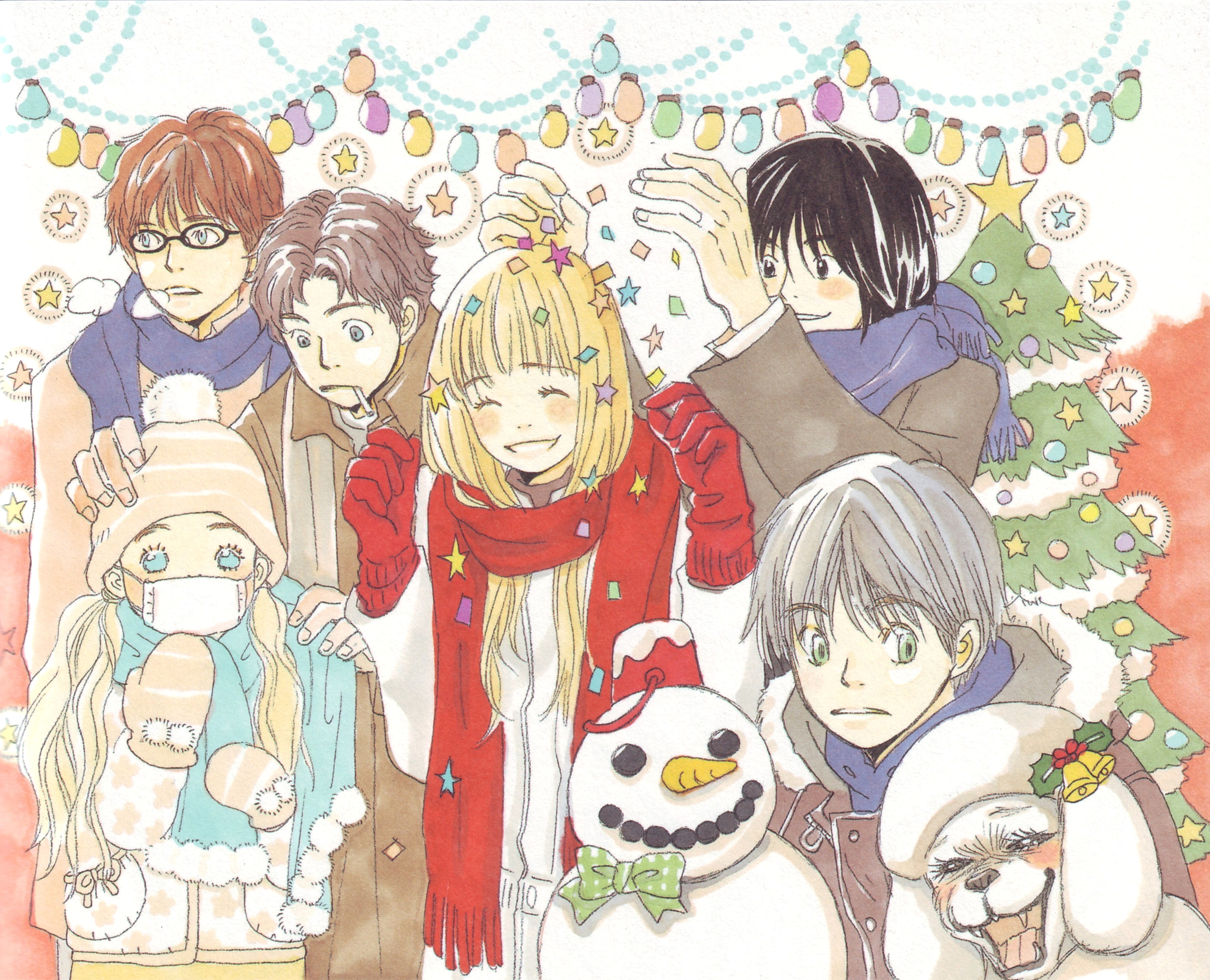 umino chica honey and clover hanamoto hagumi hanamoto shuuji mayama